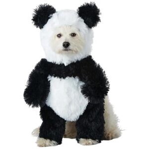 Polyester XS Dog Panda Costume for Holiday and Halloween Celebrations