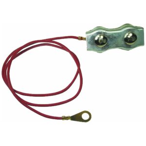 Polyrope Fence Connectors with Aluminum Body and Steel