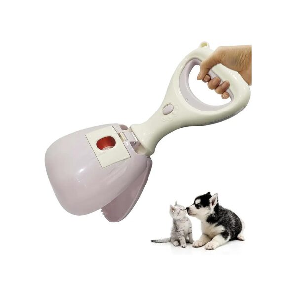 Pooper Scooper for Small to Large Dogs with Portable Long Handle and Rubbish Bags