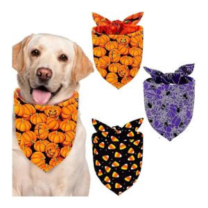 Popular Halloween Pet Accessories Dog Bandanas Triangle Bibs Pet Scarf