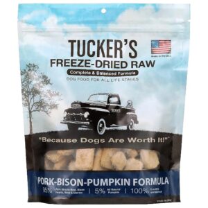 Pork Bison Pumpkin Freeze Dried Raw Dog Food 14oz Simple