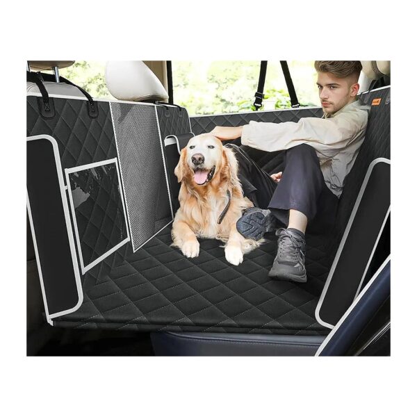 Portable Car Seat Cover Extender for Dogs on-the-go with Machine Washable Design