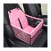 Portable Dog Car Booster Seat with Seat Belt for Cats and Small Pets up 30lbs