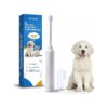 Portable Dog Electric Toothbrush with Low Noise and No Vibration for Gentle Brushing