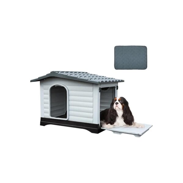 Portable Dog House with Easy Installation and Compact Dimensions