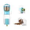 Portable Dog Water Bottle Dispenser for Walking with Food Container and Waste Bag