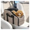 Portable Foldable Car Seat for Small Pets with Plush Cushion