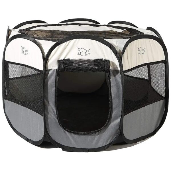 Portable Foldable Pet Playpen for Indoor and Outdoor Adventures with Small Pets