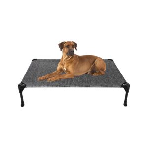 Portable Large Pet Bed with Easy Assembly and Breathable Mesh Ventilation