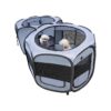 Portable Large Pet Playpen with Double Rooms for Dogs Cats and Small Animals