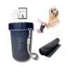 Portable Paw Cleaner for Outdoor Adventures with Digital Pet Journal and Microfiber Towel