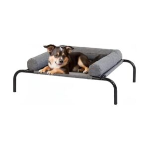 Portable Pet Bed with Soft Side for Indoor Outdoor Use