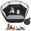 Portable Pet Cage with Easy Cleaning and Durability for Small Animal Play and Exercise