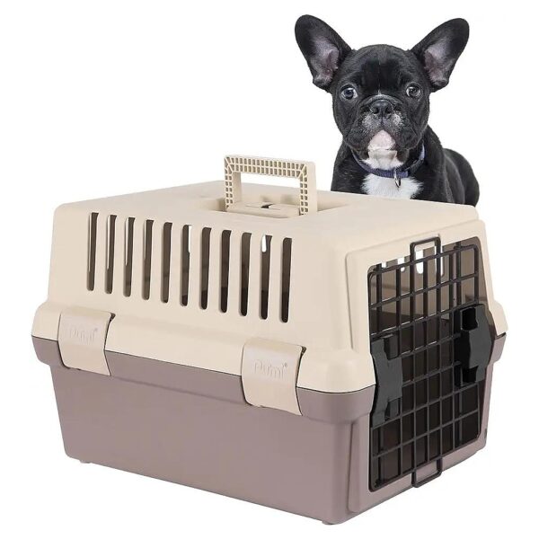 Portable Pet Carrier with Handle and 4 Sides Ventilation for Small Dogs and Cats