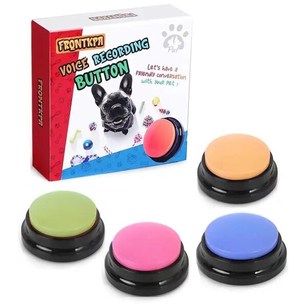 Portable Pet Training Button with 30 Second Recording and Playback