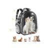 Portable Pet Travel Backpack with Clear Acrylic Bubble for Observe Kitty Scenery