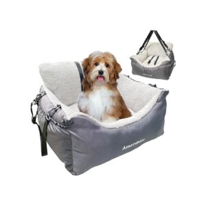 Portable Puppy Booster Seat with Detachable and Washable Car Carrier Bed