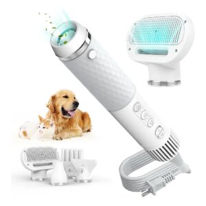 Portable Quiet Dog Dryer with Smart Temperature Control for Small Medium Dogs and Cats