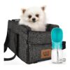 Portable Small Dog Booster Seat for Center Console Armrest Pet Carrier