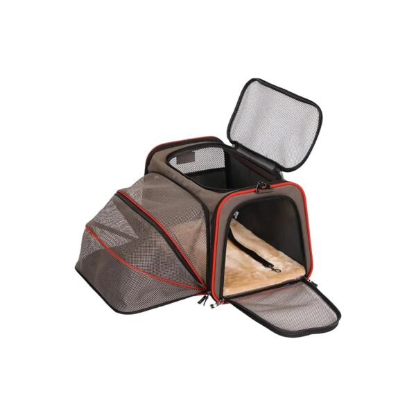 Portable Soft-Sided Pet Carrier for Small Animals Airline Approved