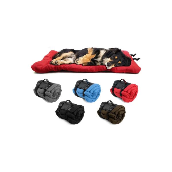 Portable Travel Dog Bed for Camping and Hiking, 35 x 24 Inches, Waterproof and Non-Slip