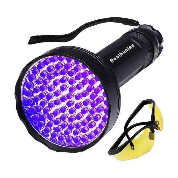 Portable UV Blacklight Flashlight for Pet Urine Detection and Pet Odor Elimination