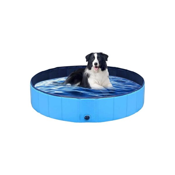 Portable and Foldable Dog Pool for Indoor and Outdoor Use