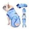 Post-Surgical Dog Recovery Suit with Soft Fabric and Adjustable Closure