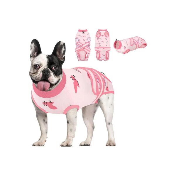 Postoperative Recovery Dog Suit with Breathable Fabric for Spay Neuter Wounds