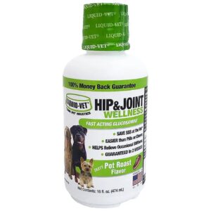 Pot Roast Flavor Dog Supplement for Fast and Easy Hip and Joint Relief Guaranteed