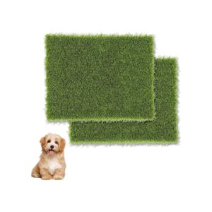 Potty Training Pads with Drainage Holes and Artificial Grass for Dogs