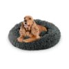 Powdered Nut Dog Bed with Cozy Stress Relief Material Smooth Sleeping for Small Breeds