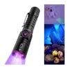 Powerful 395nm UV LED Flashlights for Pet Urine Detection with Durable Construction