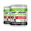 Powerful Hemp Joint Supplement for Large Breed Dogs with Chondroitin MSM and Omega 3