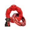 Powerful Non-Toxic Natural Rubber and Food-Grade Nylon Double Ring Chew Toys