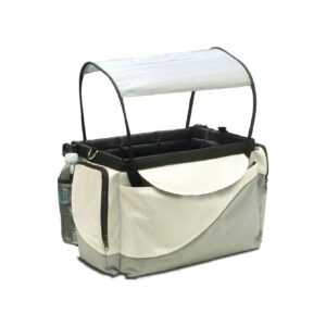 Practical Bike Bag for Small Pets with Storage Pockets and Conversion to Shoulder Carrier