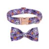 Practical Halloween Dog Collar with Roll Buckle and D-Ring for Small to Large Dogs