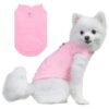 Practical and Comfortable Dog Vest with Polar Fleece Fabric and Small Pocket for Treats