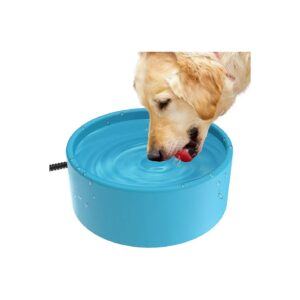 Pre-Heated Pet Water Bowl - For Dogs, Cats, and Small Animals, 108 Ounces and 30 Watts