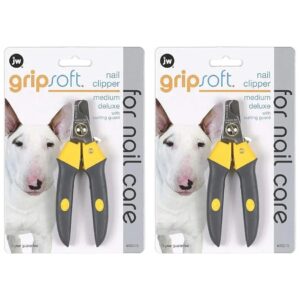 Precise Dog Nail Trimming with Gripsoft Deluxe Clippers for Medium Size Dogs