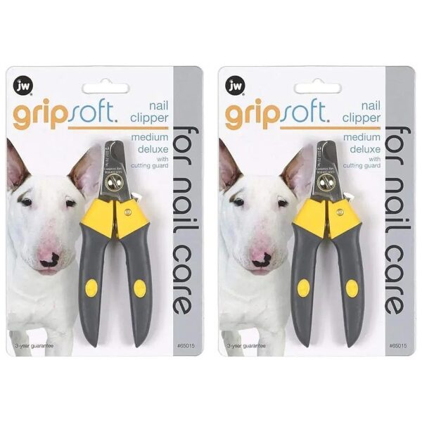 Precise Dog Nail Trimming with Gripsoft Deluxe Clippers for Medium Size Dogs