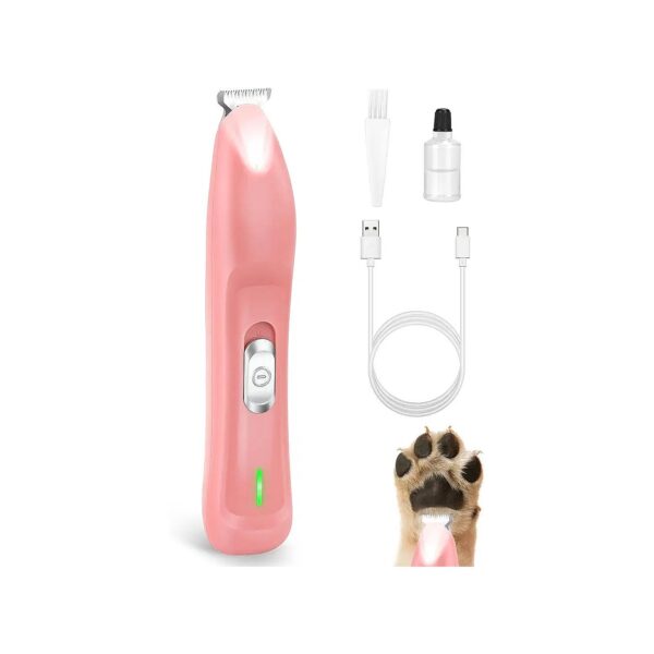 Precise Professional Dog Grooming Tool for Trimming Face, Ears, and Paws with Low Noise