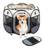 Premium 600D Oxford Cloth Pet Playpen for Indoor Outdoor Use with Thickening Bottom