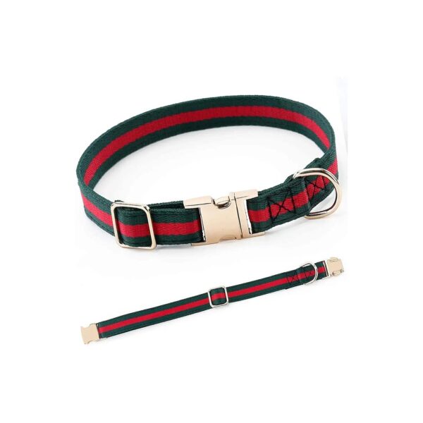 Premium Adjustable Dog Collar with Sturdy Metal Buckle for Large Dogs