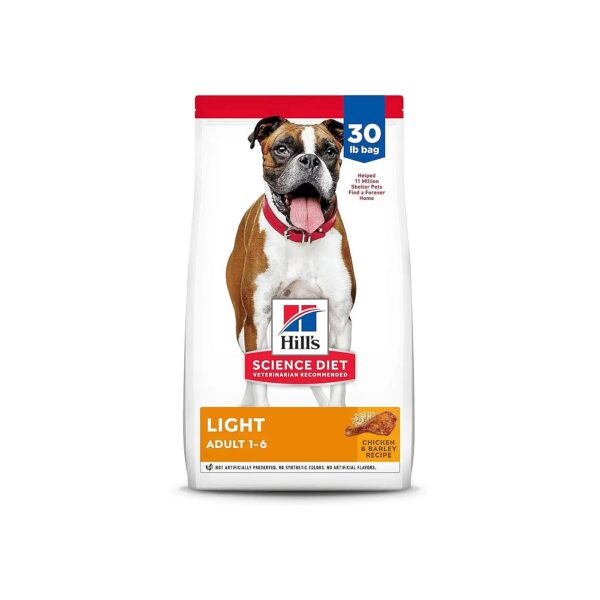 Premium Adult Dog Food for Healthy Weight and Coat with Chicken and Barley