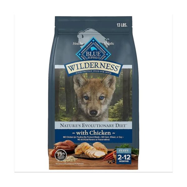 Premium All-Natural Puppy Food with Real Chicken, High Protein, and No Fillers