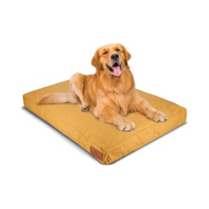 Premium Canvas Dog Bed with Water-Repellent Coating for Small and Medium Breeds