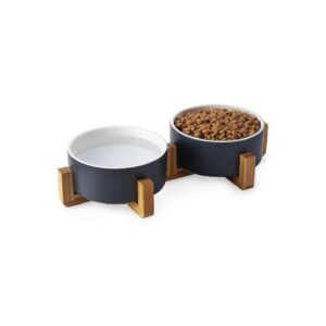 Premium Ceramic Feeding Bowls For Dogs And Cats, Dishwasher And Microwave Safe