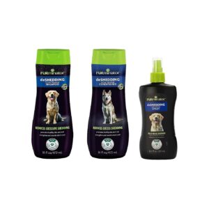 Premium Designed Shampoo Conditioner and Spray for Deshedding Dogs