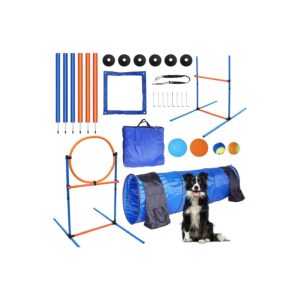 Premium Dog Agility Training Equipment Set for Obstacle Course Fun and Fitness